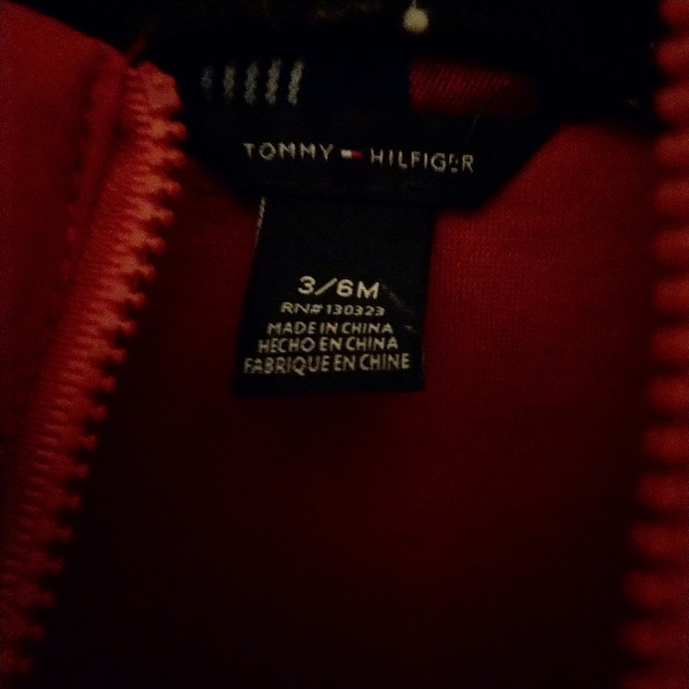 Tommy Hilfiger Infants red vest